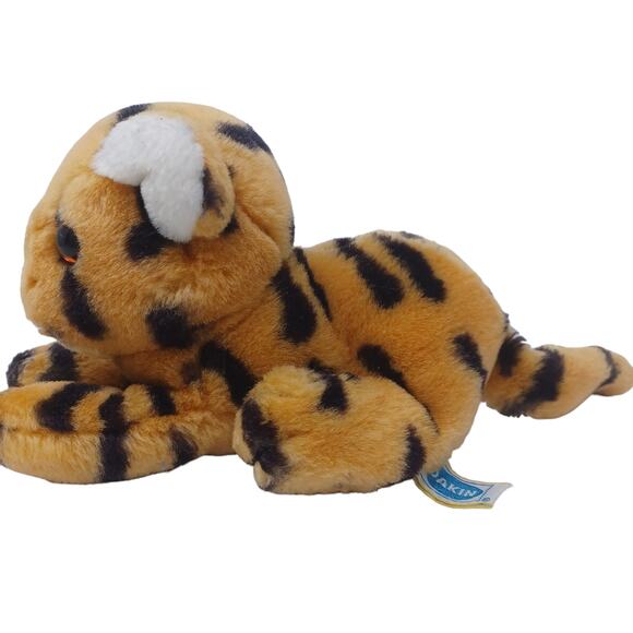Dakin Vintage Baby Tiger‎ Zoo Big Cat 1985 Stuffed Animal Plush Toy 7" - Picture 3 of 7